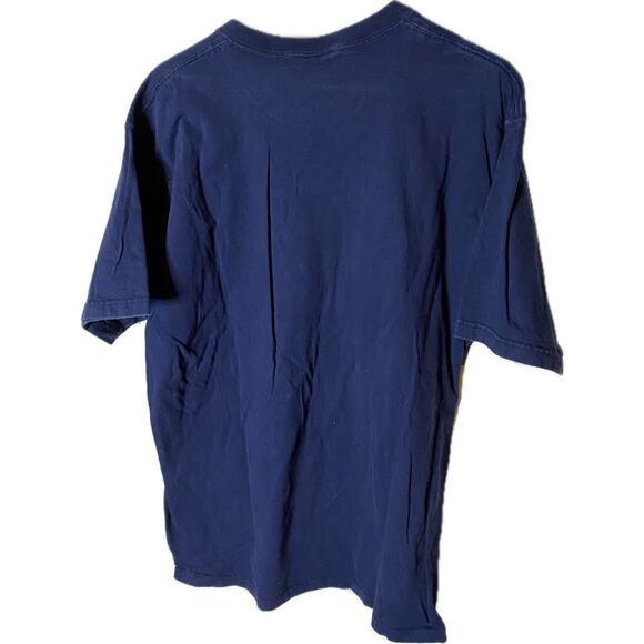 Mark Martin NASCAR #6 Embroidered VTG Cadre Athletic Blue T-Shirt Men’s Large - Picture 4 of 6